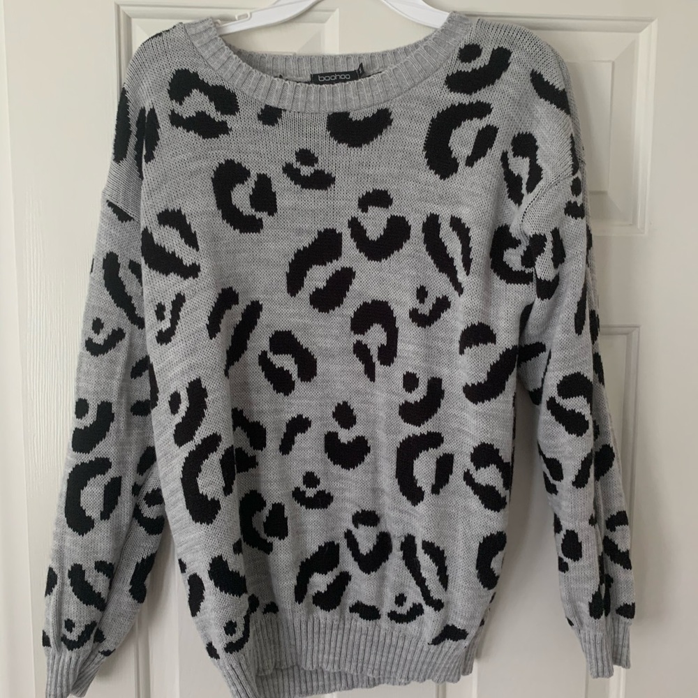 Leopard print sweater